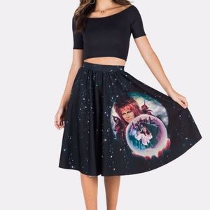 BLACKMILK CRYSTAL BALL POCKET MIDI SKIRT - LIMITED